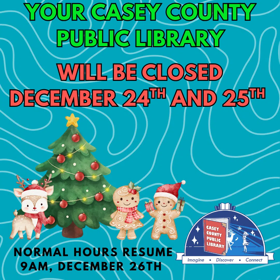 Closed December 24th and 25th for Christmas